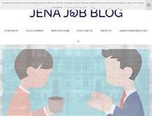 Tablet Screenshot of jenajobblog.de